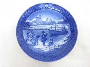 ROYAL COPENHAGEN イヤープレート 1998 (Welcom Home) (紙箱付)